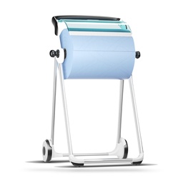 [652000] Tork Performance Állvány kerekes fehér-türkiz W1