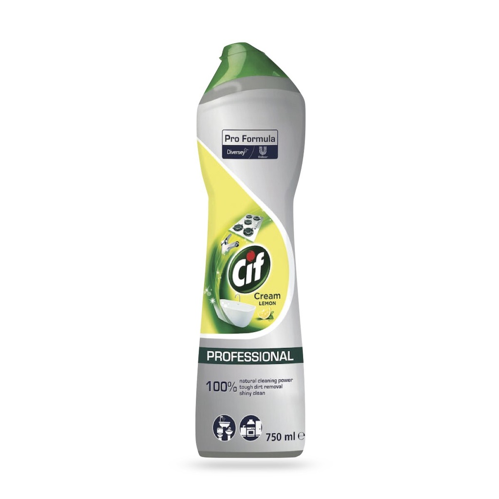 Cif Pf.Cream Lemon karcmentesen tisztító folyékony súrolószer 750 ml-es