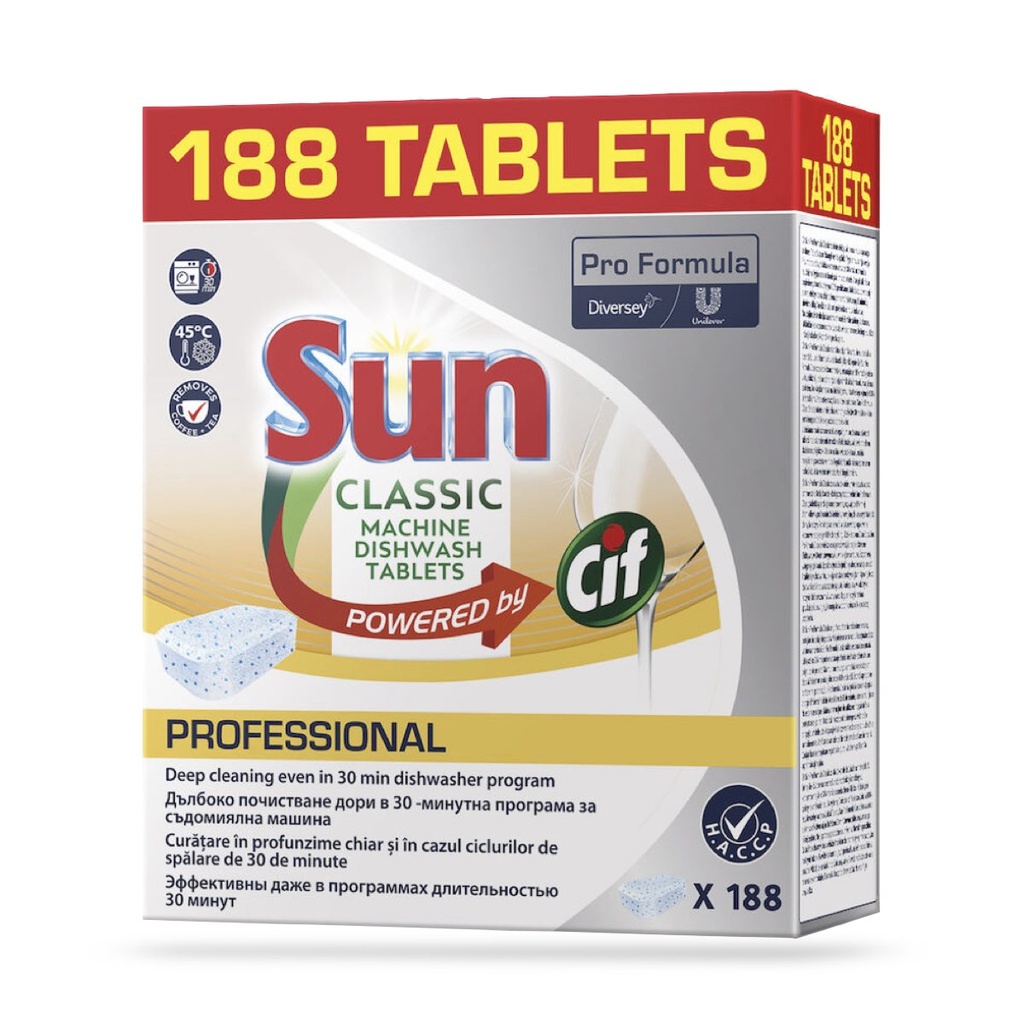 Sun Pf. Classic M.Dw Tabs gépi mosogatótabletta 188 db-os
