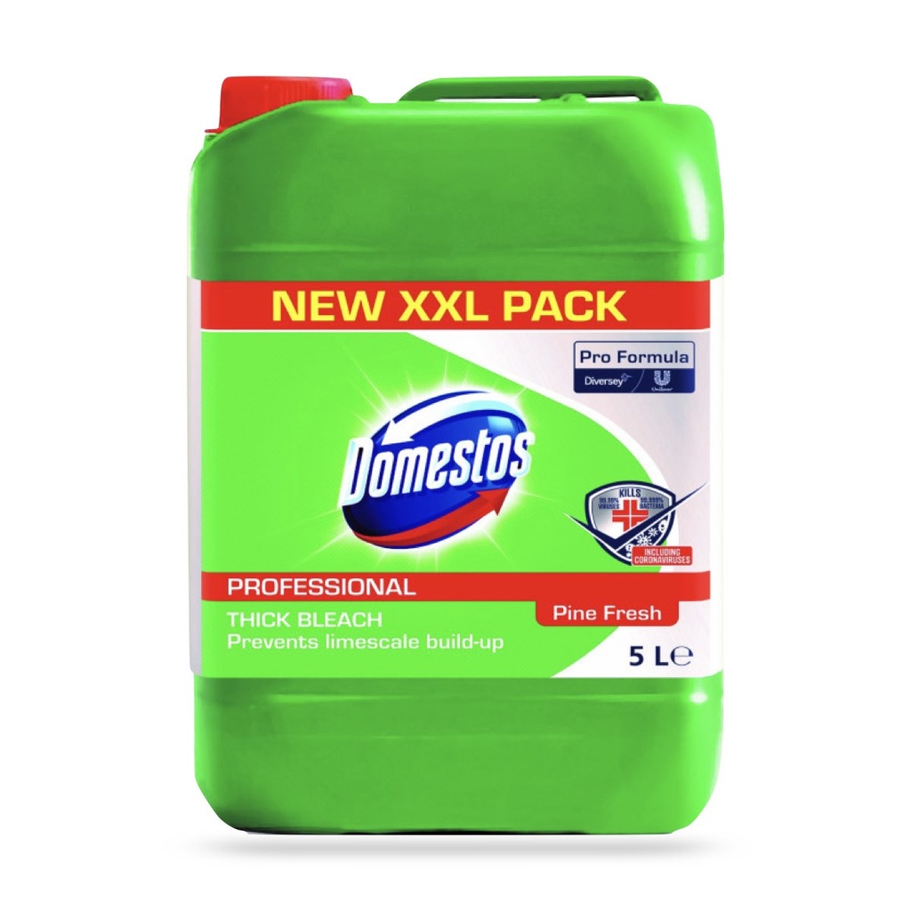 Domestos Pine Fresh friss illatú fertőtlenítő- lemosószer 5 l-es