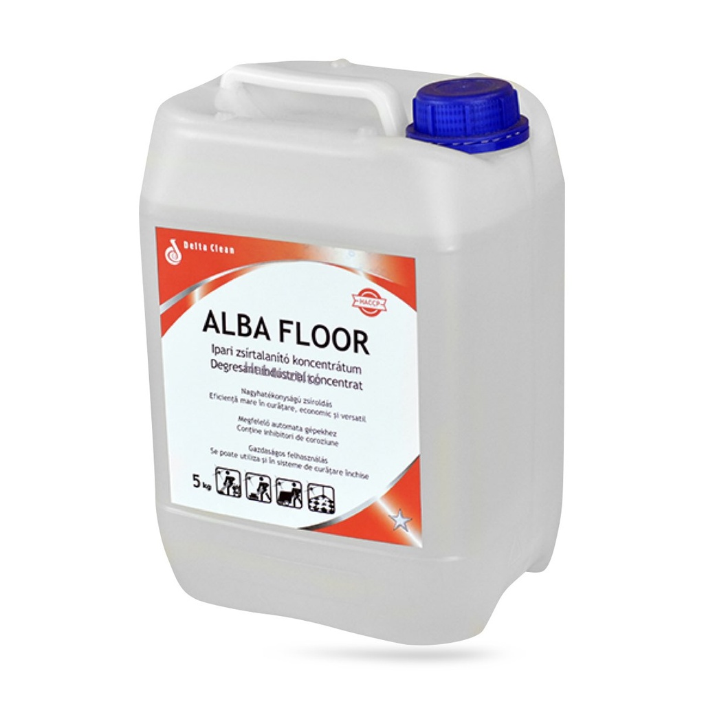 Alba Floor ipari zsírtalanító koncentrátum 5 kg-os ADR
