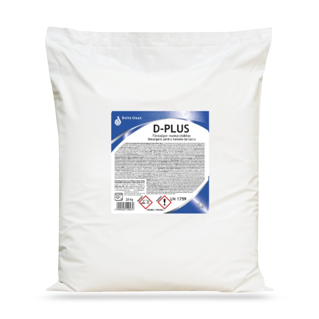 D-Plus munkaruhák mosószere 20 kg-os