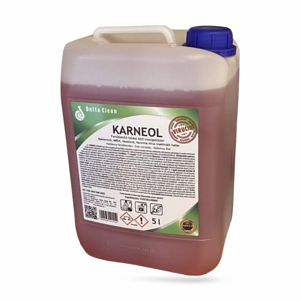 Karneol fertőtlenítő hatású kézi mosogatószer 5 l-es