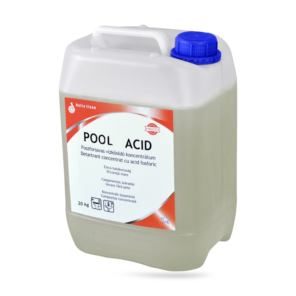 Pool Acid medence tisztítószer koncentrátum 20 kg-os
