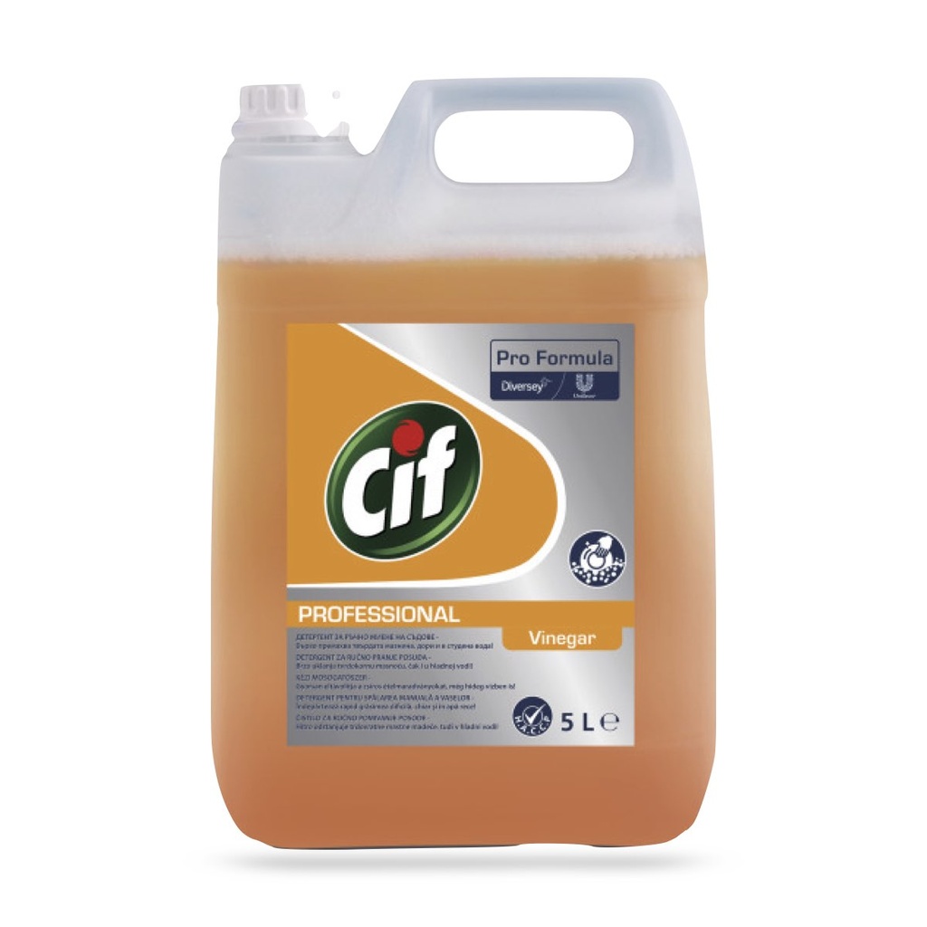 [101105806] Cif Pf.Hdw Vinegar bőrkímélő kiváló hatékonyságú kézi mosogatószer 5 l-es
