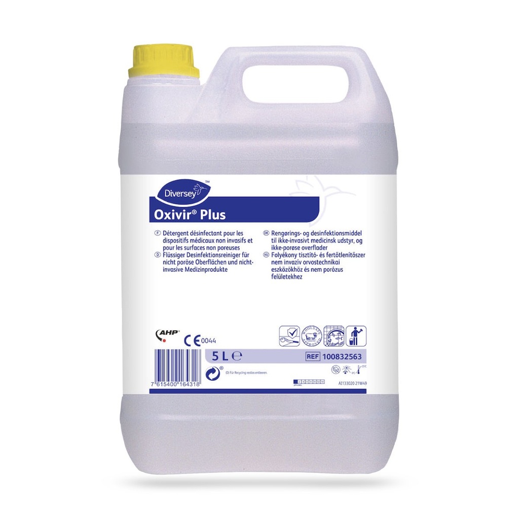 [100832563] Di Oxivir Plus hidrogén-peroxid alapú folyékony tisztító- fertőtlenítőszer 5 l-es