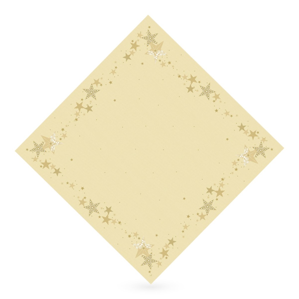 [D176119] Dunicel napron 84 x 84 cm 20 db-os Walk of fame cream