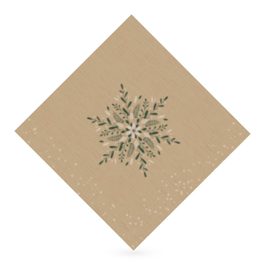 [D197080] Dunisoft szalvéta 40 x 40 cm-es 60 lapos Natural Charm