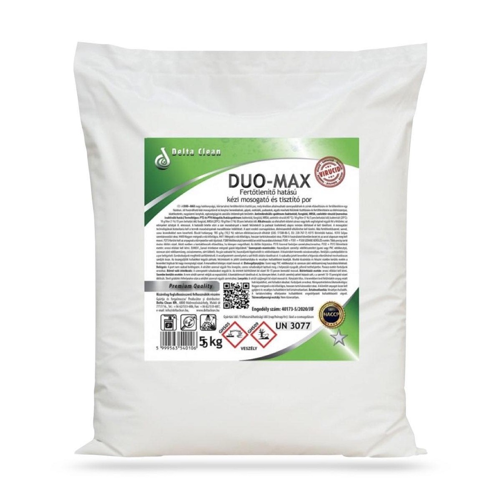 [96421451] Duo Max fertőtlenítő hatású kézi mosogatópor zacskóban 5 kg-os