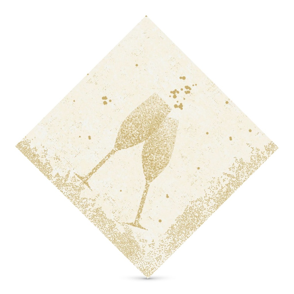 Duni Dunisoft szalvéta 40 x 40 60 lapos Celebrate Cream