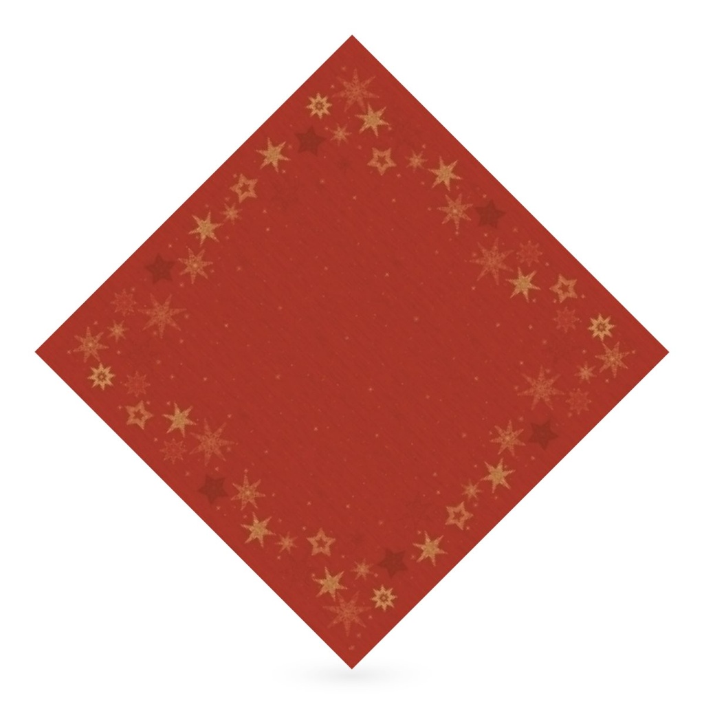 Dunicel napron 84 x 84 cm 20 db-os Star Stories Red