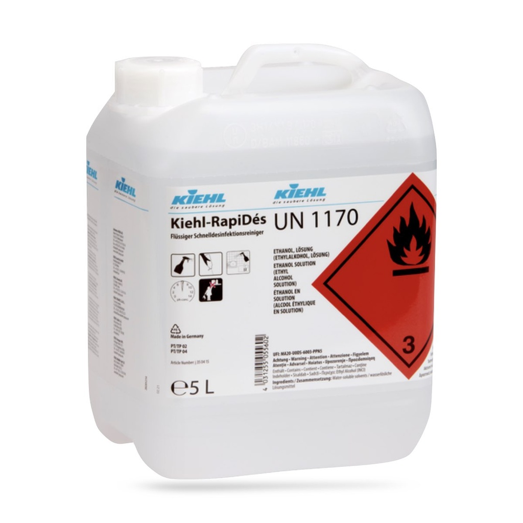 RapiDés gyors fertőtlenítő-tisztítószer 5 l-es 