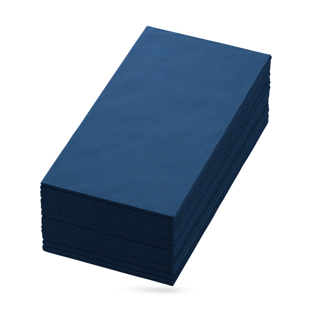 Duni tissue szalvéta 40/3 250 lapos 1/8 sötétkék