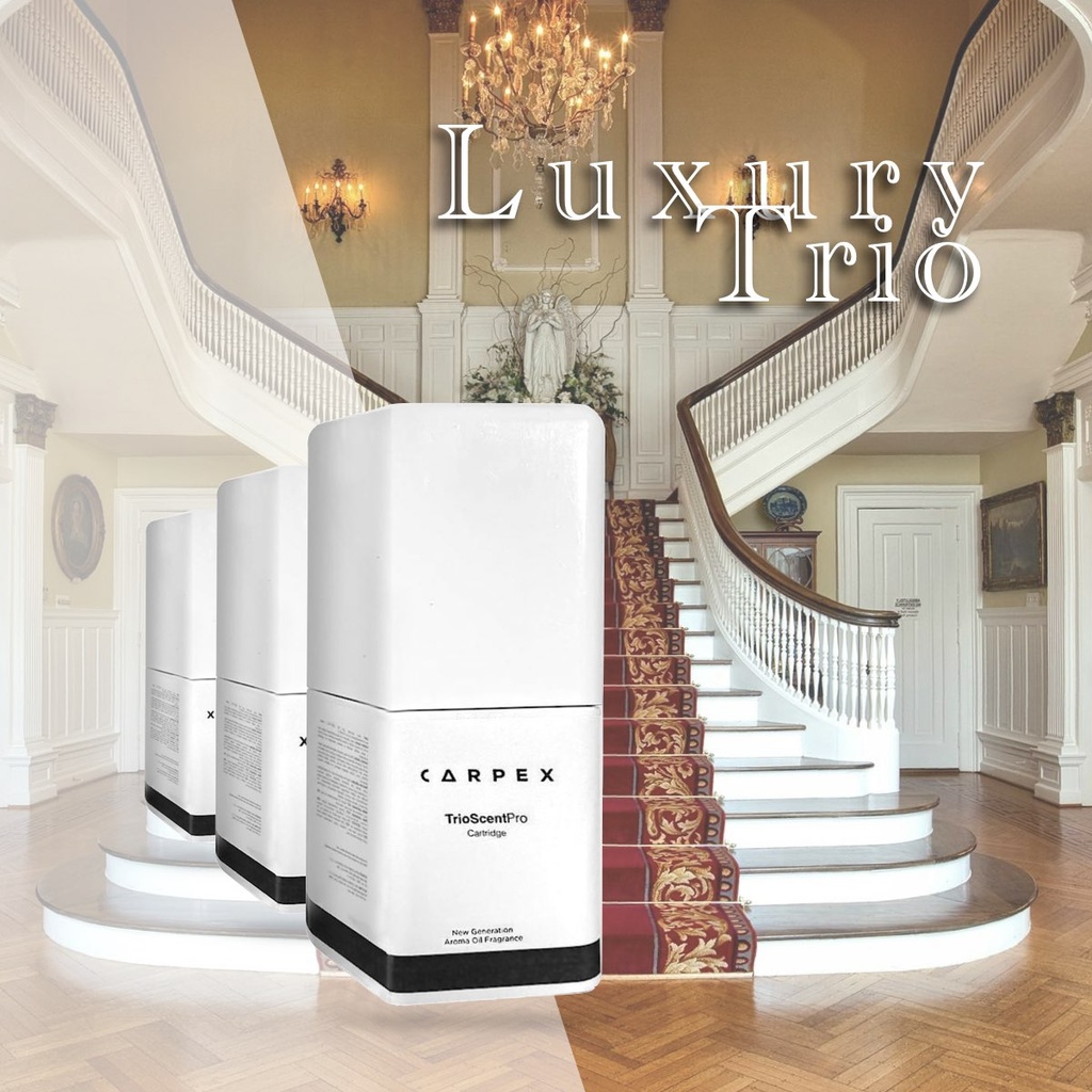 TrioScent levegő illatosító aroma olaj szett 3 x 90 ml - luxury trio