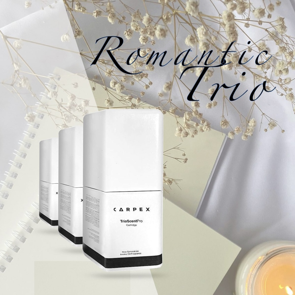 TrioScent levegő illatosító aroma olaj szett 90 ml  - romantic trio