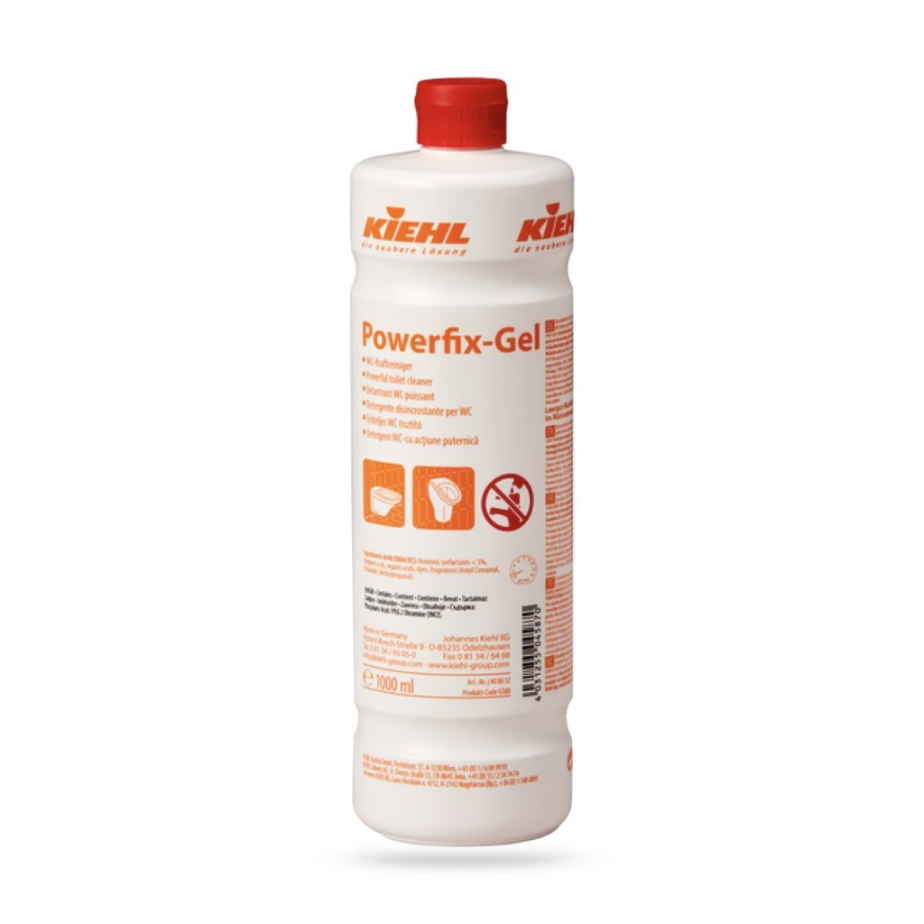 [J400601] Powerfix Gél WC tisztítószer 1 l-es Kiehl ADR