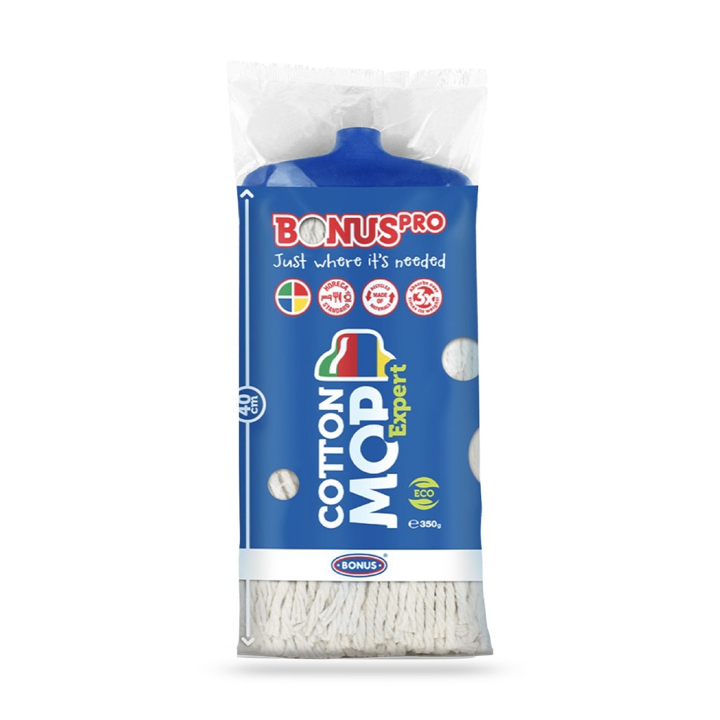 Pro pamut felmosófej 350 g-os kék műanyag