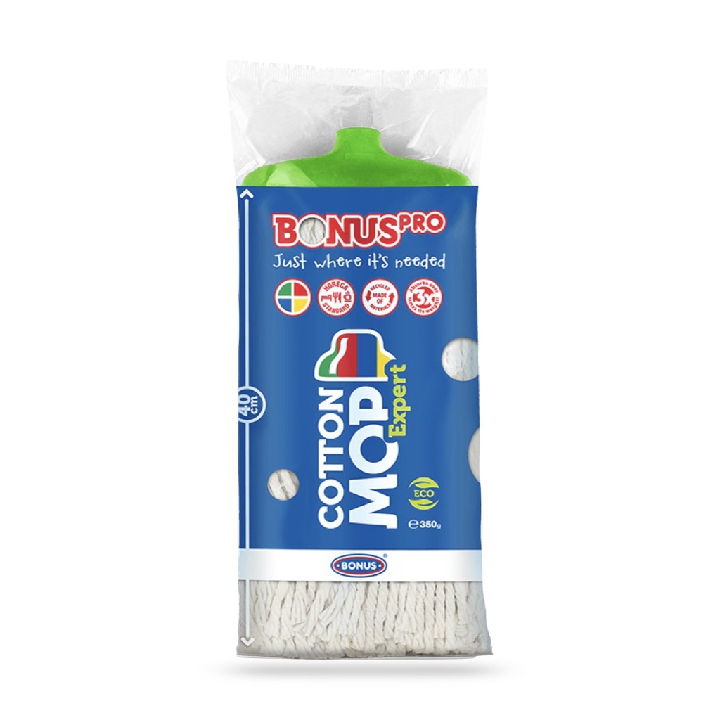 Pro pamut felmosófej 350 g-os zöld műanyag