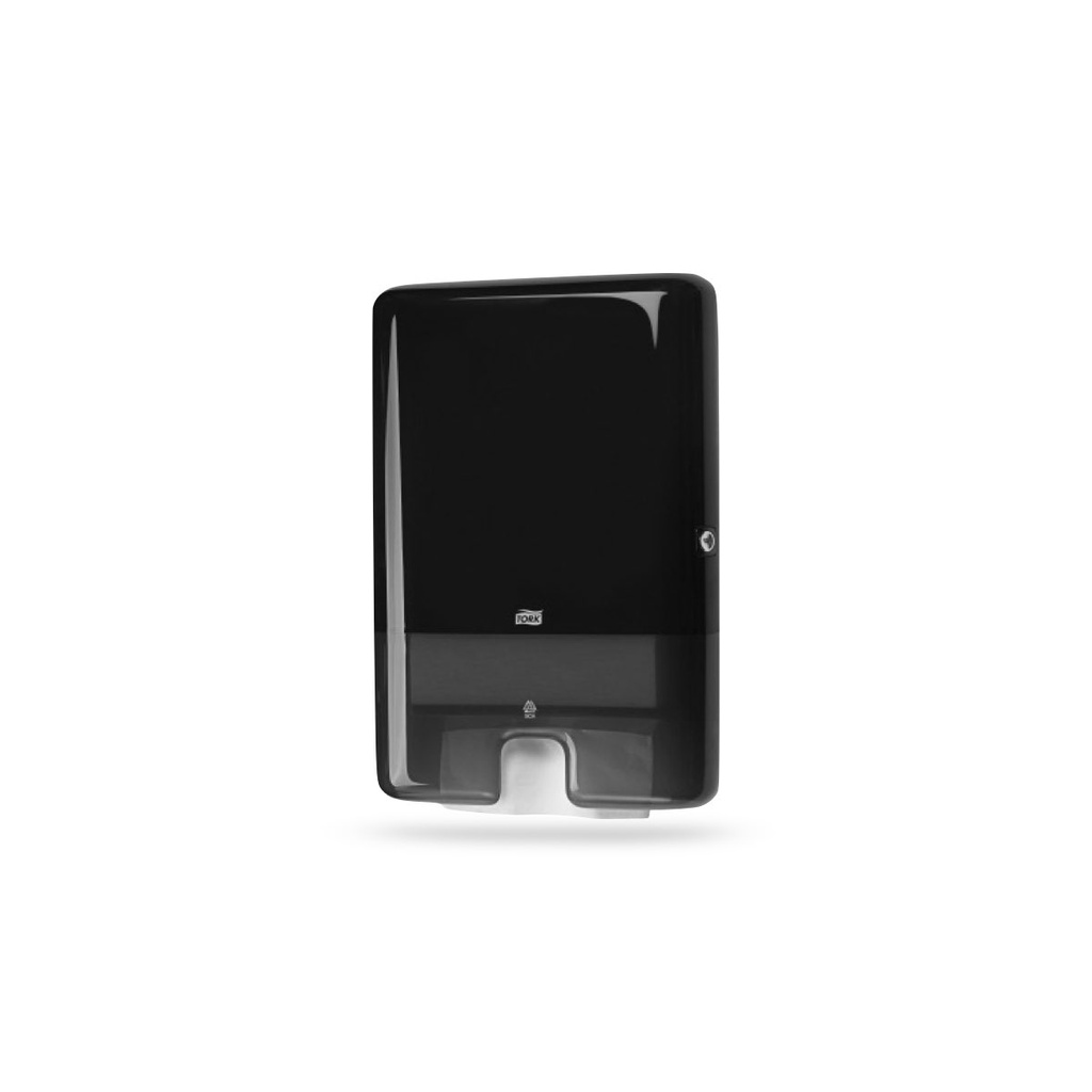 [552008] Tork Interfold kéztörlőtartó fekete H2