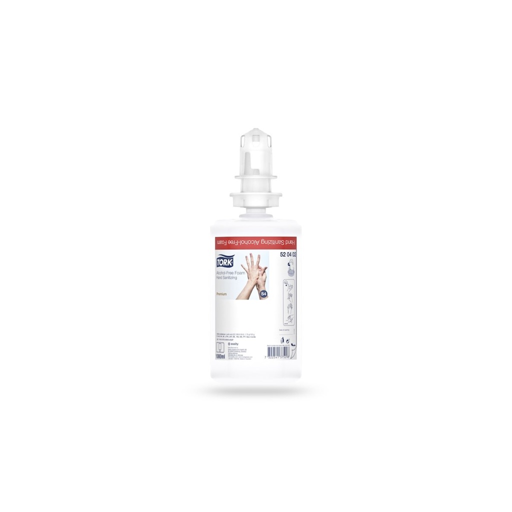 [520402] Tork Prem. alkoholmentes kézfertőtlenítő hab 1 l-es S4