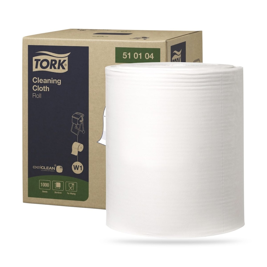 [510104] Tork Prem. tisztítókendő 380 méteres fehér W1