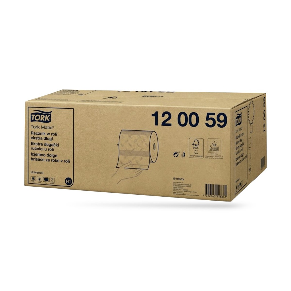 Tork Adv. Matic tekercses kéztörlő 1 r. fehér 6 x 280 m H1
