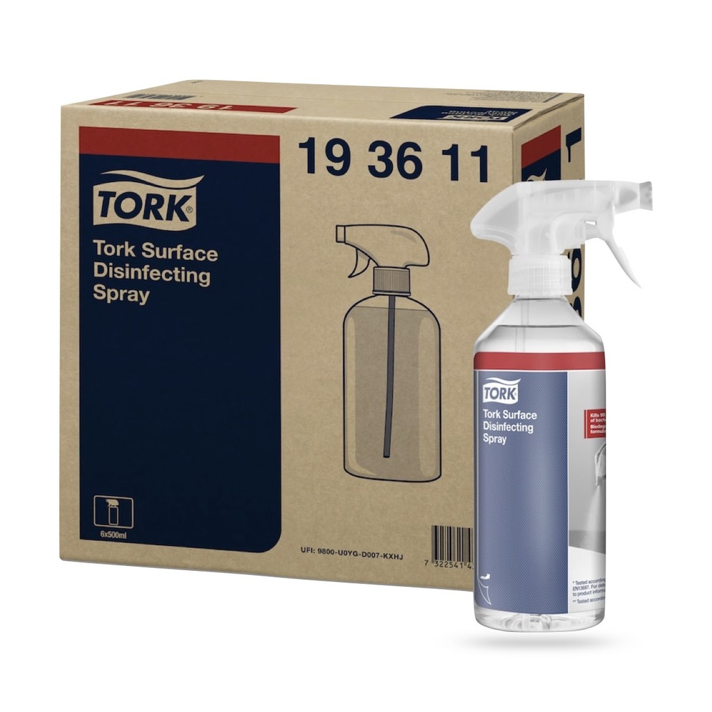 Tork Prem. felületfertőtlenítő spray 500 ml-es