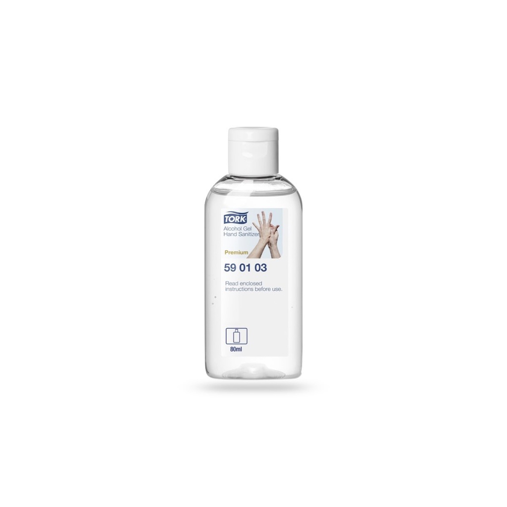 Tork alkoholos kézfertőtlenítő gél 80 ml-es zsebpalack ADR