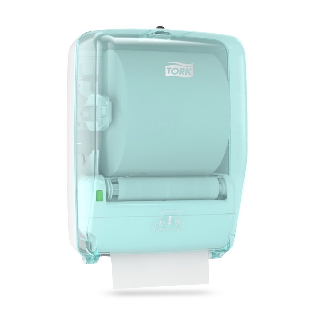 Tork tekercses kéztörlő adagoló fehér-türkiz W6