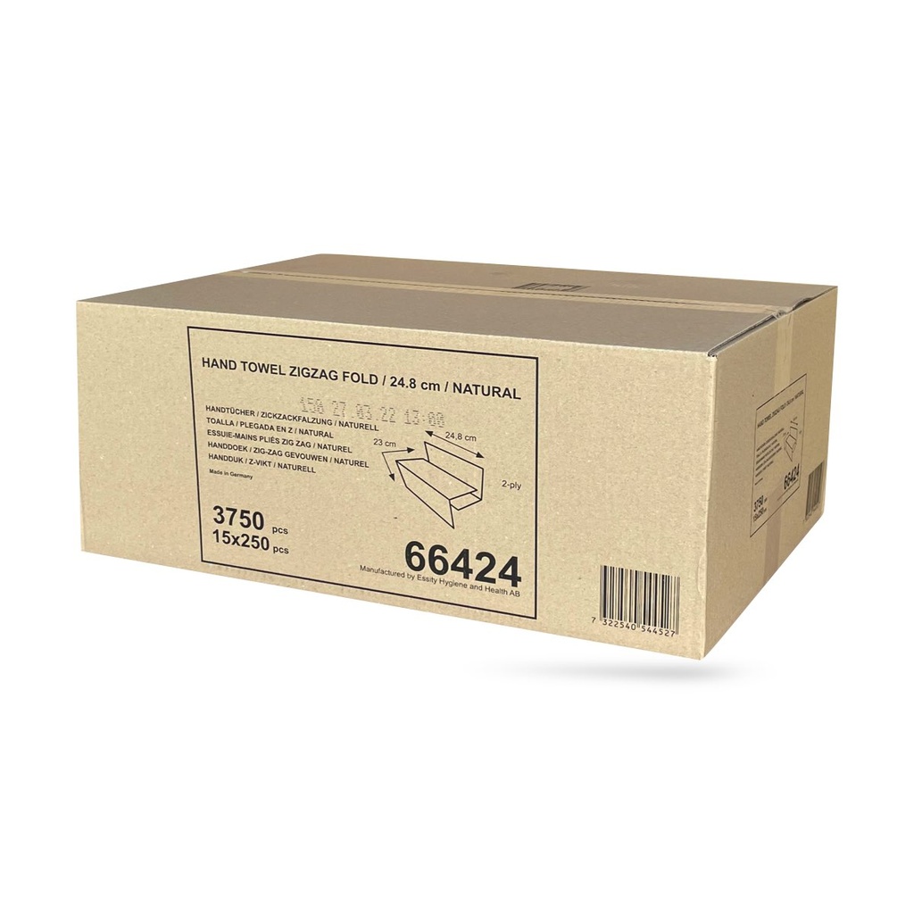 Tork Univ. hajtogatott kéztörlő Z 2 r. 15 x 250 lapos fehér H3