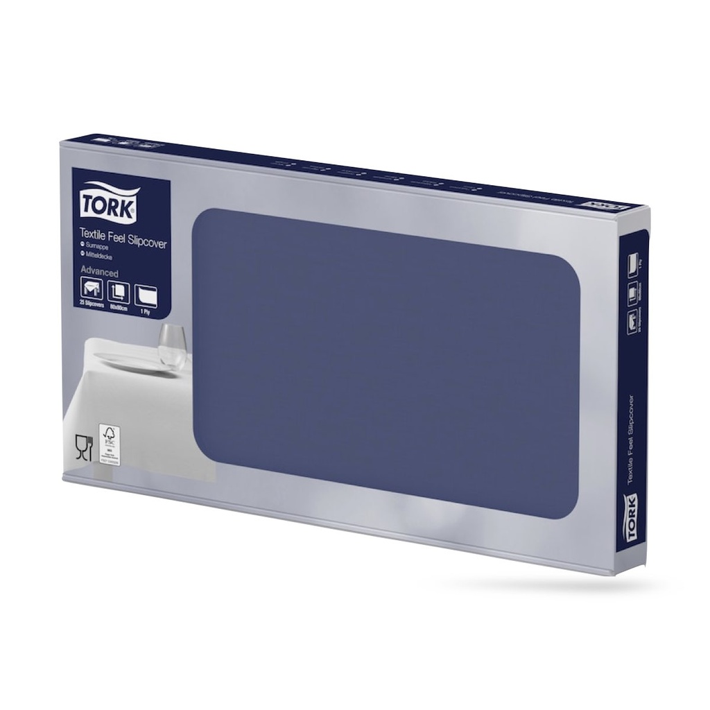 Tork LinStyle napron 80 x 80 cm-es 1 r. 25 lapos sötétkék