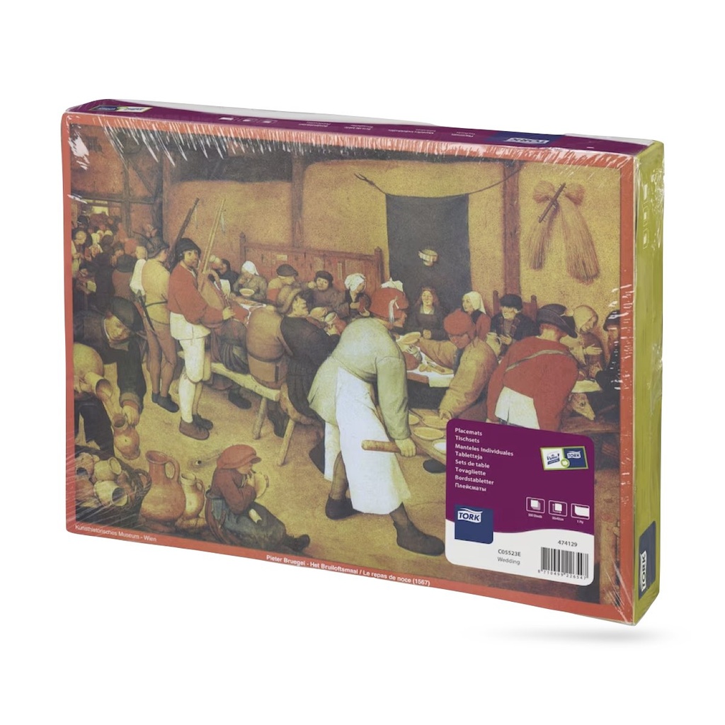 Tork Decor tálalátét 42 x 30 cm-es 1 r. 500 lapos "Wedding"