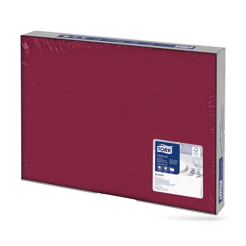 Tork tálalátét 42 x 31 cm-es cm-es 1 r. 500 lapos bordó