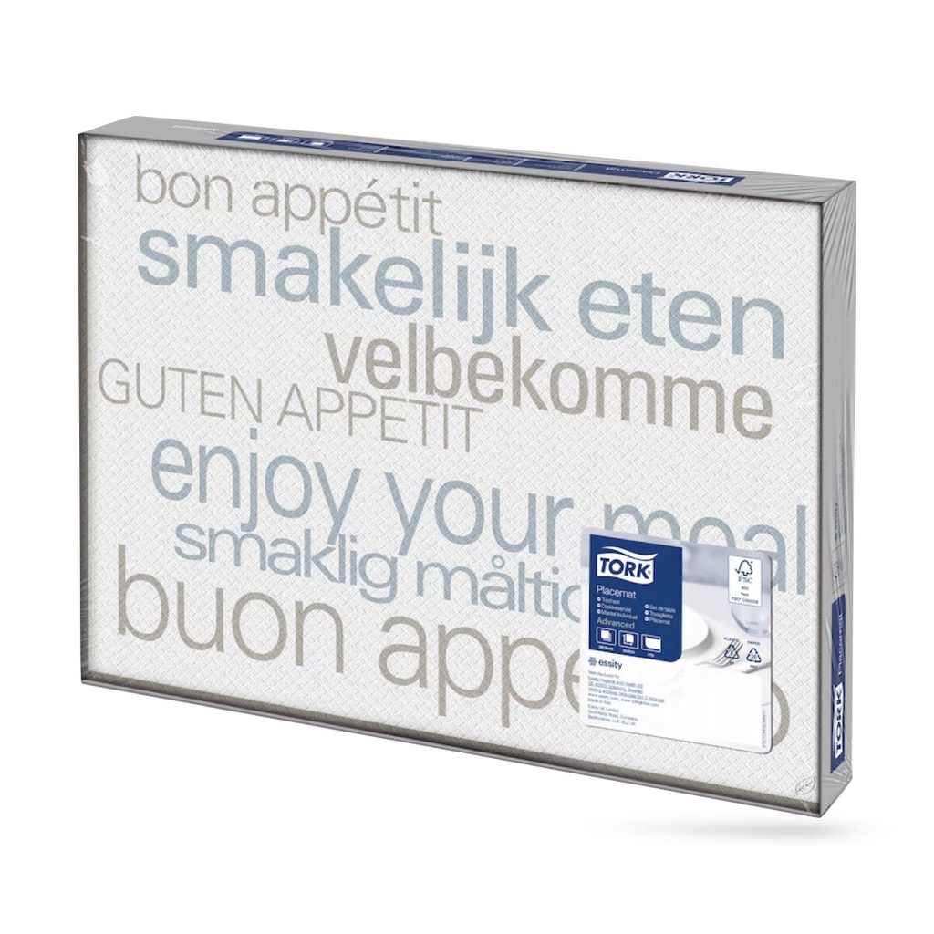 Tork Decor tálalátét 42 x 31 cm-es 1 r. 500 lapos "Buon Appetito"