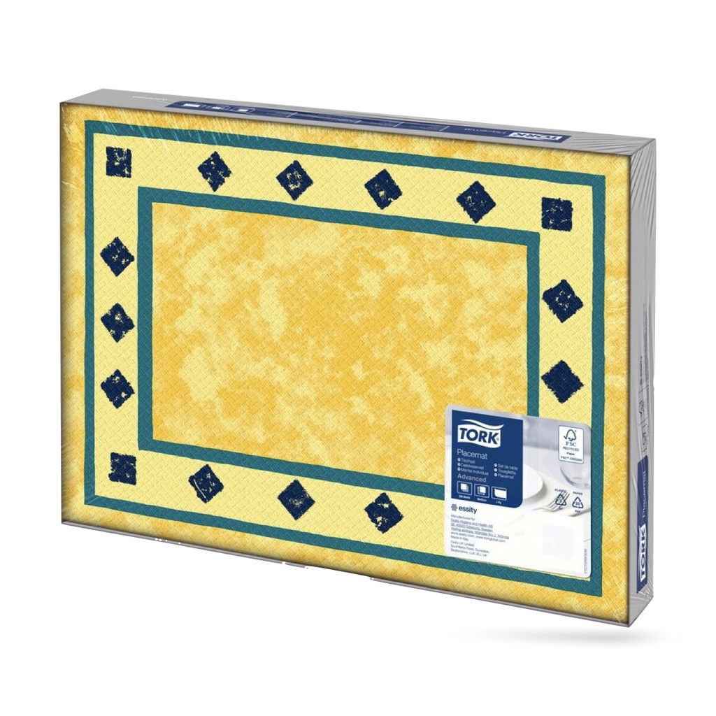 Tork Decor tálalátét 42 x 31 cm-es 1 r. 500 lapos "Kék mintás"