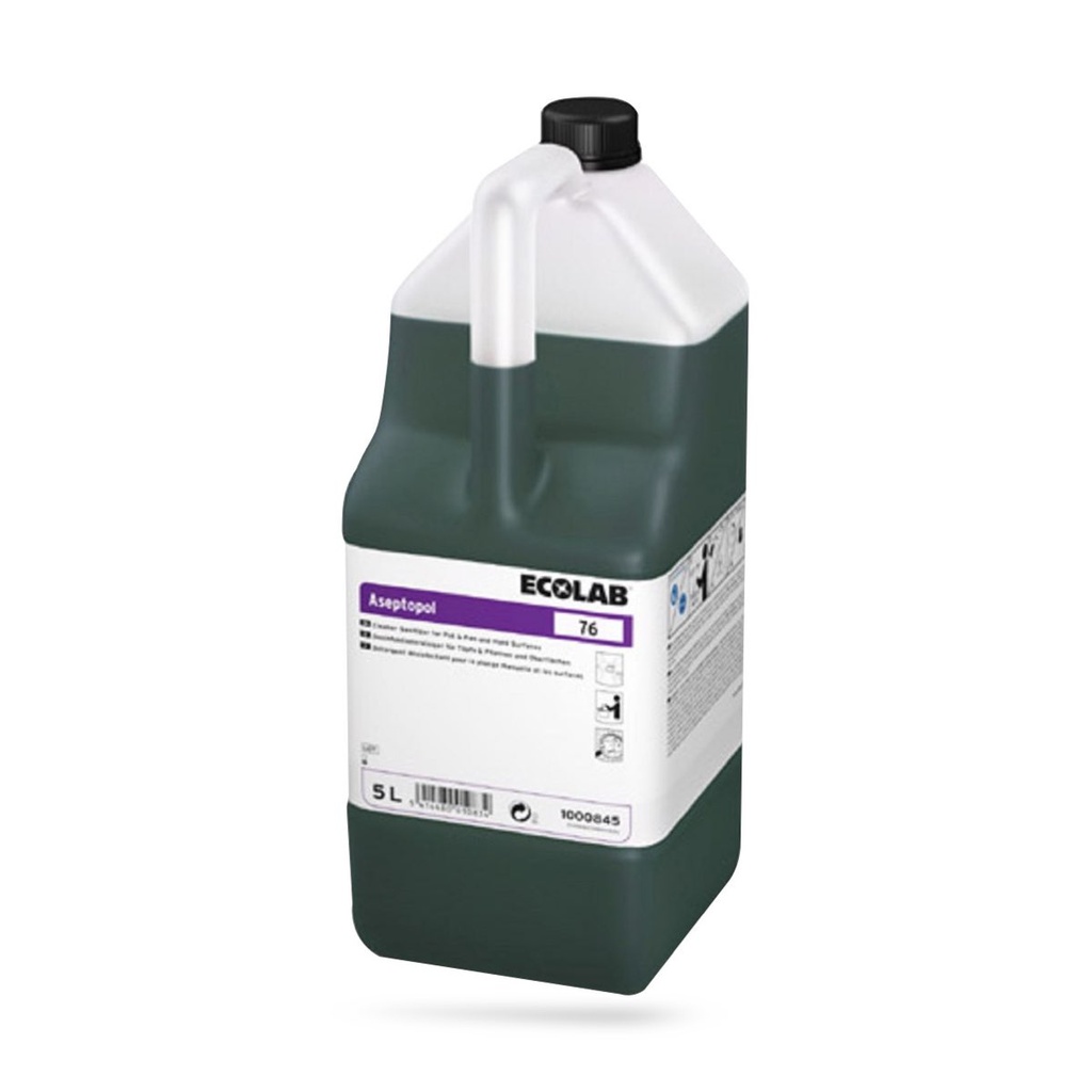 Aseptopol 76 folyékony fertőtlenítő hatású kézi mosogatószer (új!) 5 l-es