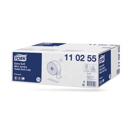 [110255] Tork Prem. Mini toalettpapír 3 r. extra fehér 12 x 120 m T2