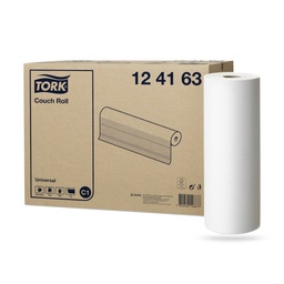 [124163] Tork Univ. vizsgálóasztal terítő 50 cm 185 m-es fehér C1