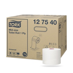 [127540] Tork Univ. Kompakt toalettpapír 2 r. 27 db-os fehér T6