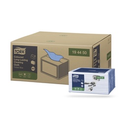 [194450] Tork Prem. többször használható tisztítókendő 40 lapos kék W8