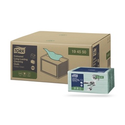 [194550] Tork Prem. többször használható tisztítókendő 40 lapos zöld W8