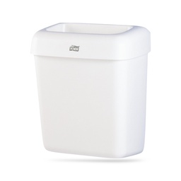 [226100] Tork Hulladékgyűjtő falra szerelhető 20 l-es fehér B2