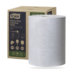 [530237] Tork Prem. nagyteljesítményű tisztítókendő 106 méteres kék W1 W2 W3