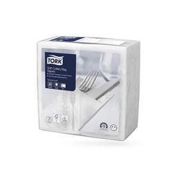[470262] Tork Soft "Jó étvágyat" cutlery szalvéta 39 x 39 cm-es 3 r. 100 lapos