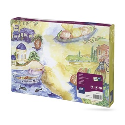 [474071] Tork Decor tálalátét 42 x 30 cm-es 1 r. 500 lapos "Mediterrán"