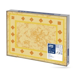 [474631] Tork Decor tálalátét 42 x 31 cm-es 1 r. 500 lapos "Narancssárga mintás"