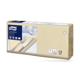 [477206] Tork lunch szalvéta 33 x 33 cm-es cm-es 2 r. 200 lapos homok