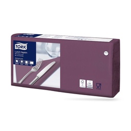 [477207] Tork lunch szalvéta 33 x 33 cm-es cm-es 2 r. 200 lapos bíbor