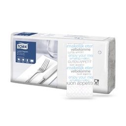 [477304] Tork Decor lunch szalvéta 33 x 33 cm-es 1/8-os 2 r. 200 lapos "Buon appetito"