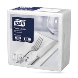 [477554] Tork dinner szalvéta 40 x 40 cm-es 1/8-os 2 r. 150 lapos fehér